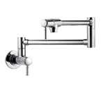 Hansgrohe 04218800 Talis C Wall Mounted Pot Filler - Steel Optik