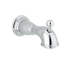 Hansgrohe 06089830 C Tub Spout with Diverter - Polished Nickel