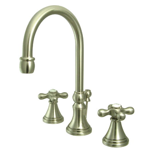 Kingston Brass KS2988AX Governor Widespread Lavatory Faucet - Nickel