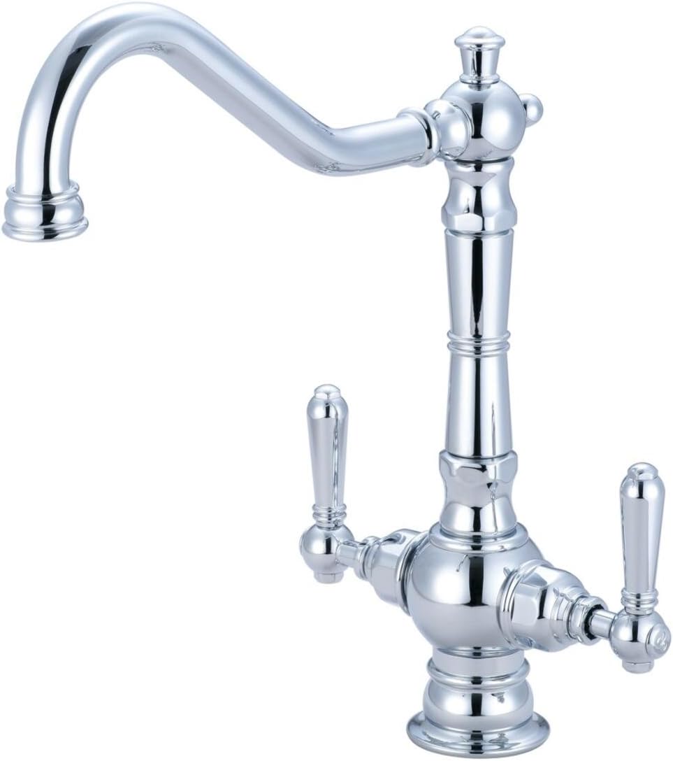 Pioneer Faucets Americana Collection 125230-H62 Two Handle Kitchen Faucet - PVD Polished Chrome