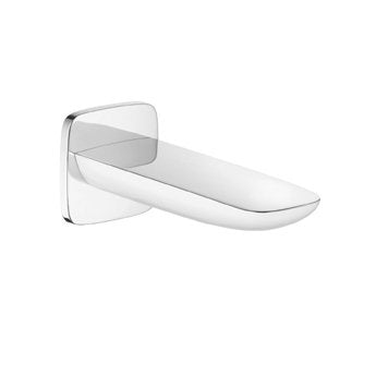 Hansgrohe 15412401 PuraVida Tub Spout Wall Mounted Non Diverter - Chrome/White