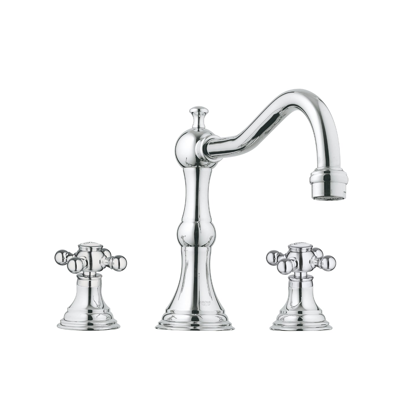 Grohe Geneva Cross Handles Chrome 18733000