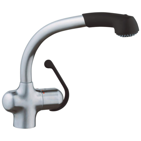 Grohe Ladylux Plus Pullout Kitchen Faucet SS/SB 33759KD0