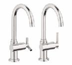 Grohe Atrio High Profile Pillar Faucet Brushed Nickel 20 074 EN0