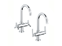 Grohe Atrio Centerset Faucet High Spout Chrome 21027000