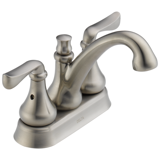 Detla 25704LF-SS Aubrey Two Handle Centerset Stainless Lavatory Faucet