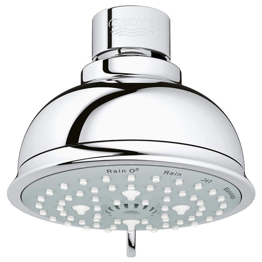 Grohe 27610 000 New Tempesta Rustic Shower Head IV - Chrome