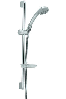 Hansgrohe 27744000 Commercial Unica Hand Shower Set with 63" Hose, Slide Bar and Soap Dish - Chrome