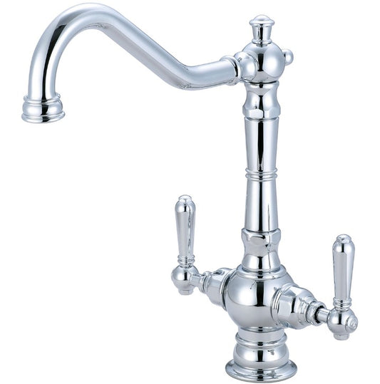 Pioneer Faucets Americana Collection 125230-H62-BN Two Handle Kitchen Faucet - PVD Brushed Nickel