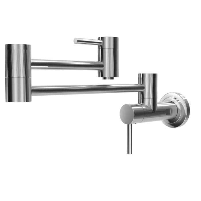 Pioneer Faucets Motegi Collection 124610-H58-SS Wallmount Pot-Filler - PVD Stainless Steel