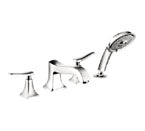 Hansgrohe 31314821 Metris C Roman Tub Filler Faucet with Diverter - Brushed Nickel