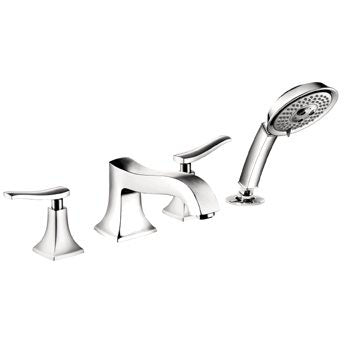 Hansgrohe 31314821 Metris C Roman Tub Filler Faucet with Diverter - Brushed Nickel