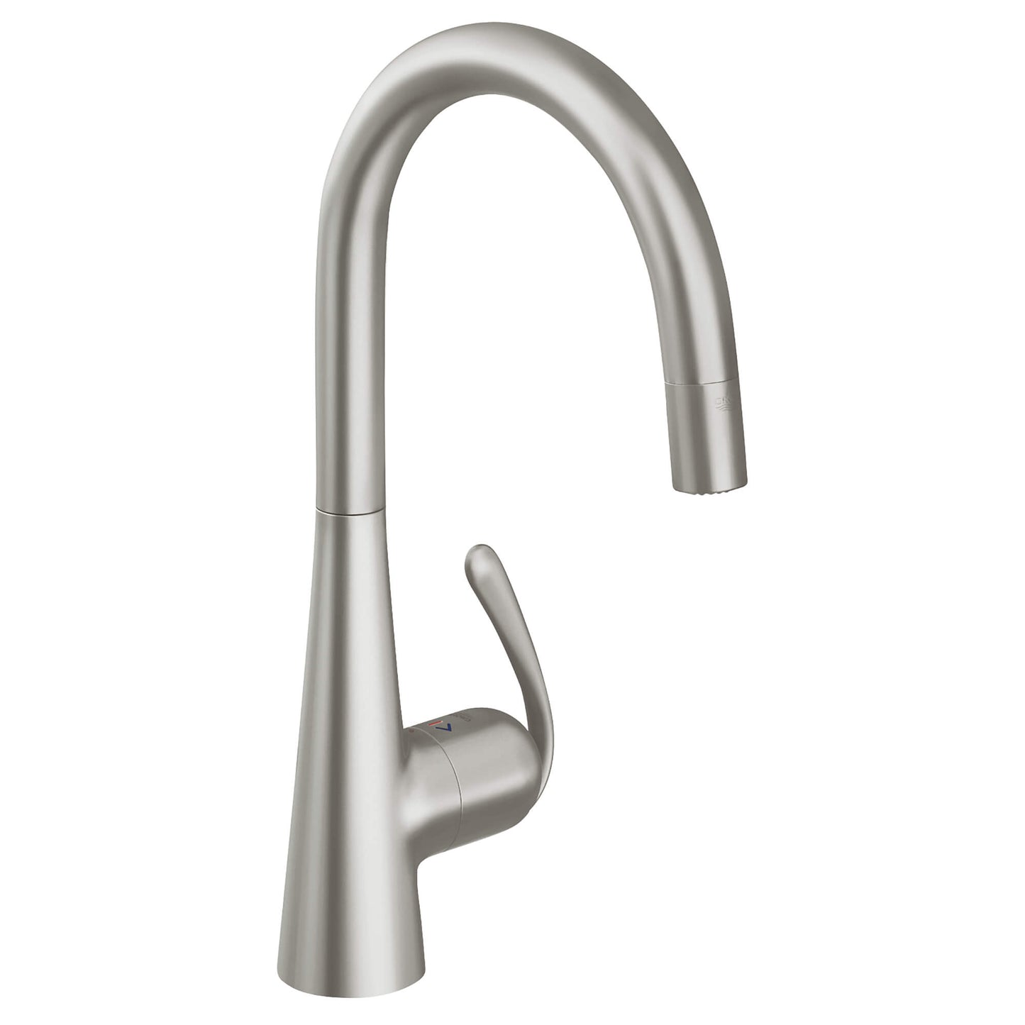 Grohe 32226 DC0 Ladylux3 Pro Single Lever Kitchen Faucet - Supersteel