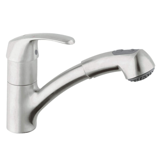 Grohe 32999 SD0 Alira Single Lever Kitchen Faucet - RealSteel