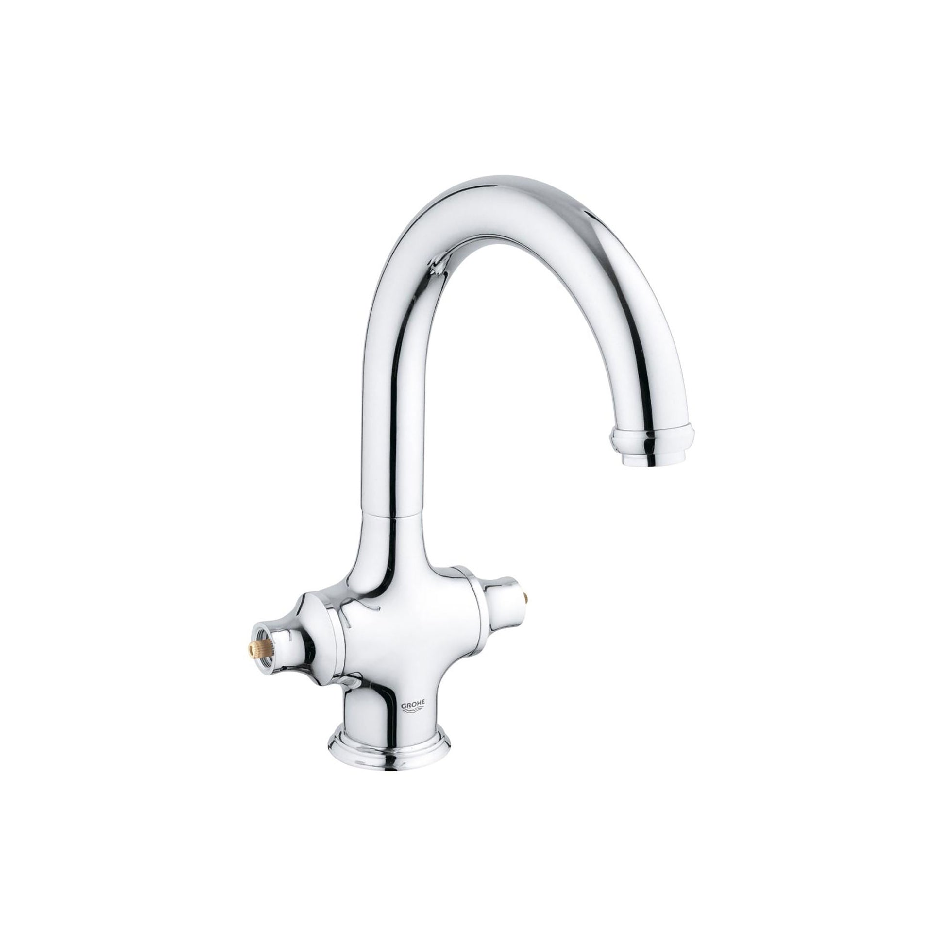 Grohe Bridgeford High Profile Dual Handle Bar Faucet Starlight Chrome 31 055 000