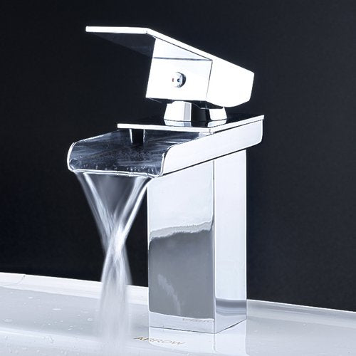 Light In The Box QH210 Single Handle Waterfall Vanity Sink Faucet - Chrome