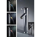 Light In The Box 0698-L-4012 Single Handle LED Lavatory Vessel Sink Faucet - Chrome