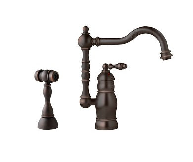 Franke FHF660 Arc Spout / Side Spray Kitchen Faucet Old World Bronze 115.0068.271