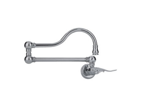 Franke PF6080 Wall Mounted Pot Filler Kitchen Faucet Satin Nickel 115.0188.888