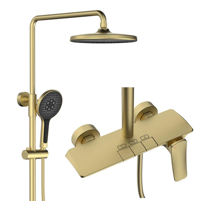 3 Modes Hand Shower 59A Brass Body Shower Set