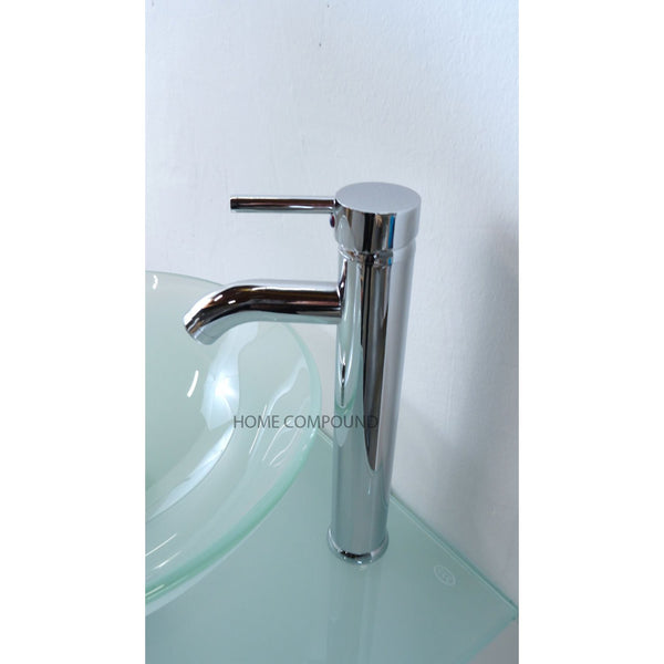 Bathroom Vanities Glass Vessel Sink Set with Faucet