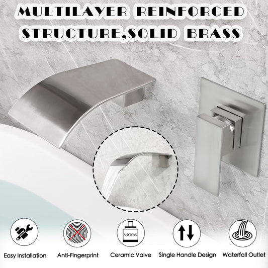 Modern Wall Mount Bathtub Faucet