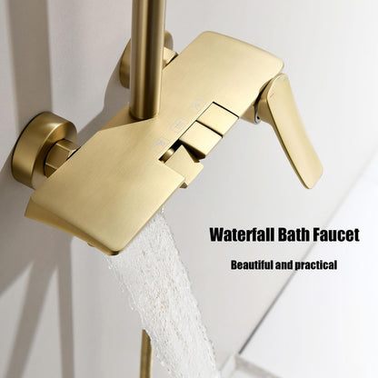 3 Modes Hand Shower 59A Brass Body Shower Set