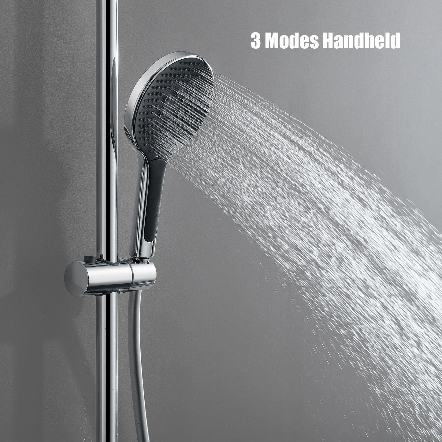 3 Modes Hand Shower 59A Brass Body Shower Set