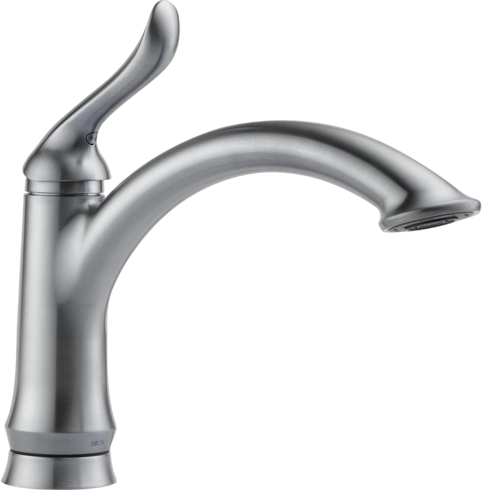 Delta Faucet 1353-AR-DST Linden Single Handle Kitchen Faucet - Arctic Stainless