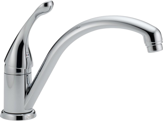 Delta Faucet 141-DST Single Handle Kitchen Faucet - 9.75 x 13.75 x 22.00 inches - Chrome