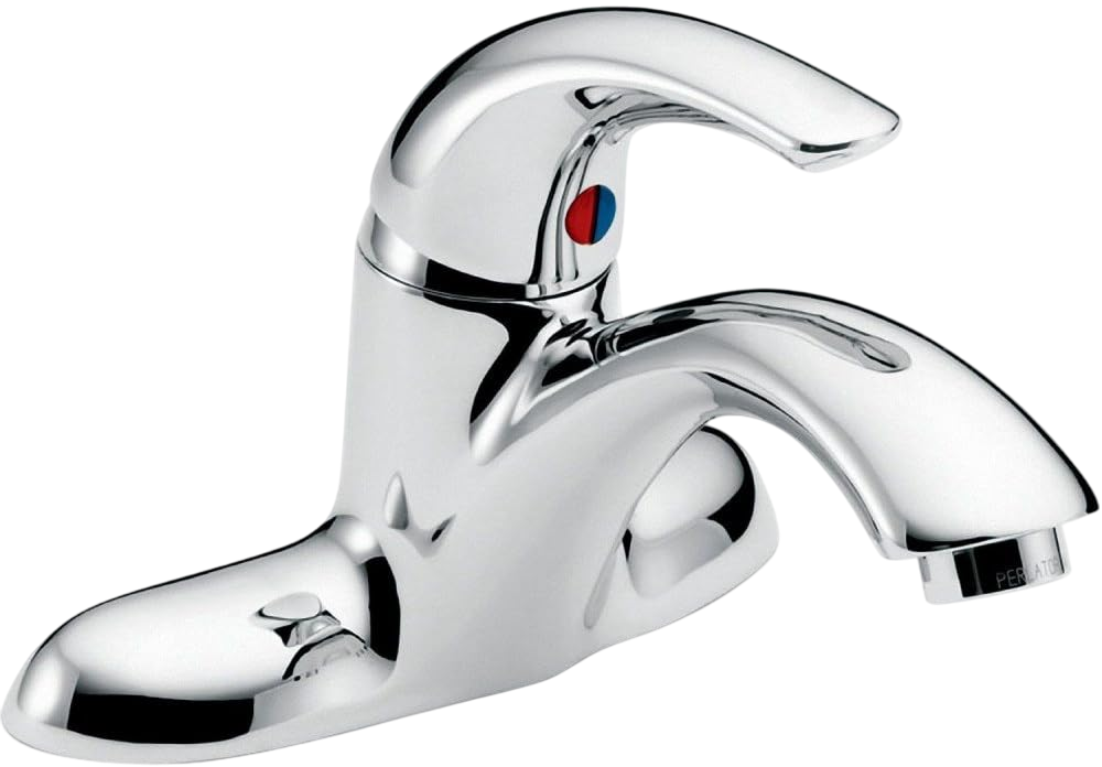 Delta Faucet 22C101 22T Less Pop-Up Single Handle Centre Set Lavatory Faucet -Chrome by Delta Faucet