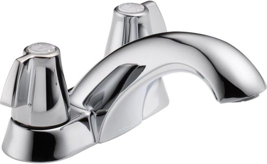 DELTA FAUCET 2500LF - 2.87 x 6.00 x 3.43 inches - Chrome