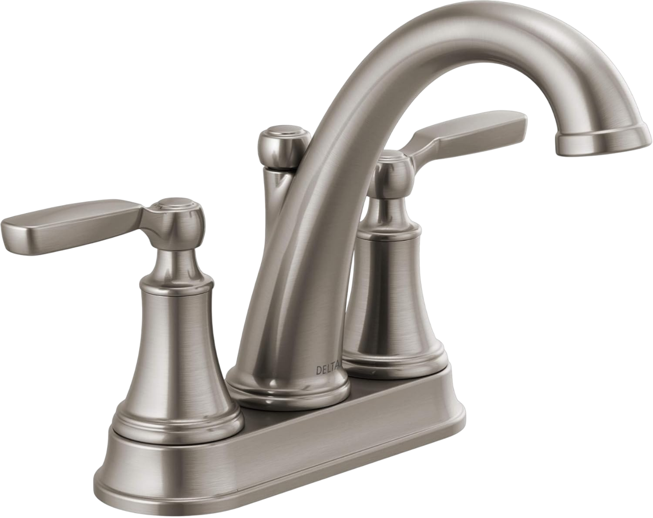 DELTA 2532LF-SSMPU Woodhurst 3 Hole 2 Handle Bathroom Faucet - Stainless