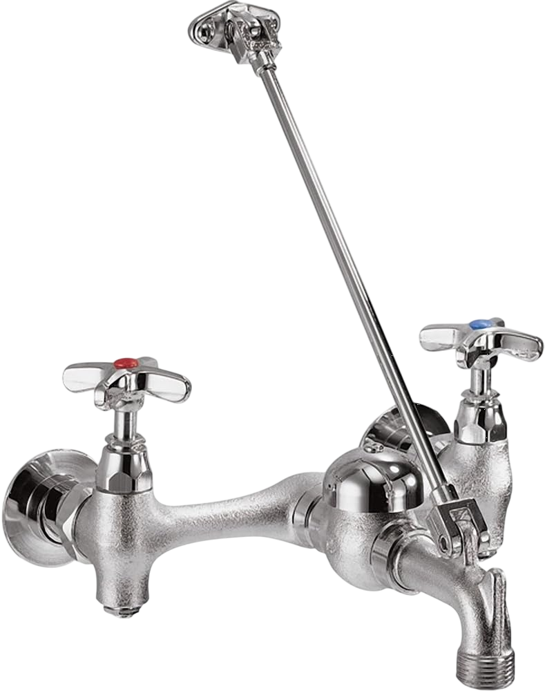 Delta Faucet 28T9 28T Two Handle Wall Mount Service Sink Faucet - Chrome