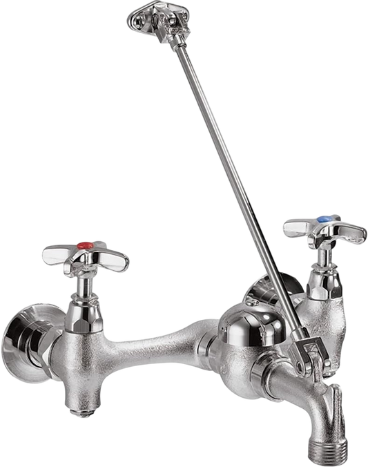 Delta Faucet 28T9 28T Two Handle Wall Mount Service Sink Faucet - Chrome