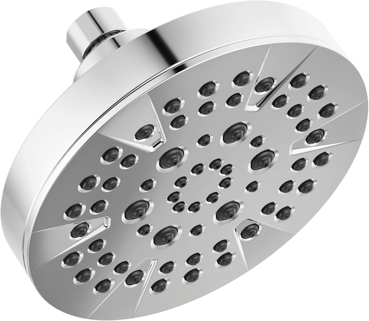 DELTA FAUCET -faucet 5-Spray Chrome Shower Head, Shower Head Chrome - Showerheads - 1.75 GPM Flow Rate -Chrome 52535