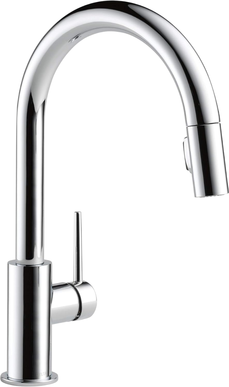 Delta Faucet Trinsic Pull Down Kitchen Faucet Chrome  DEL9159DST