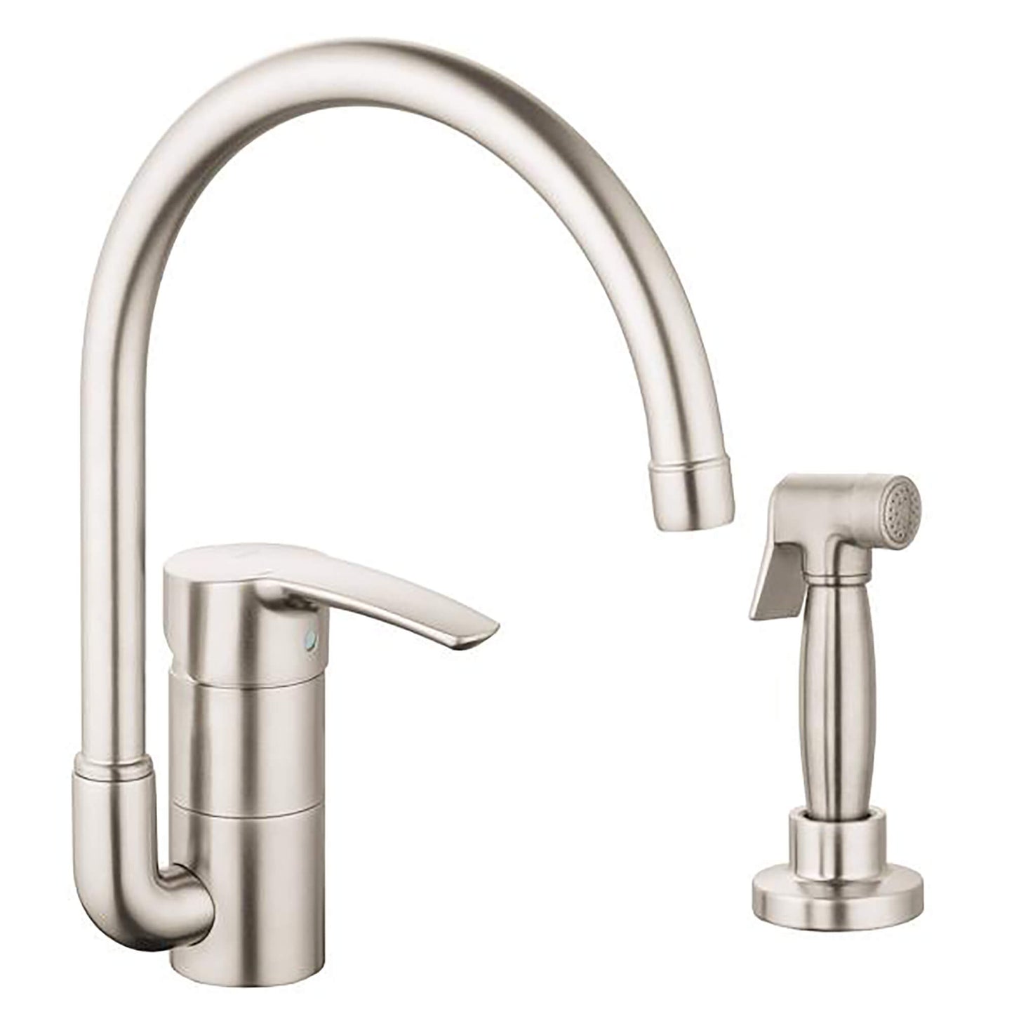 Grohe Eurostyle High Profile Kitchen Faucet w/Side Spray Brushed Nickel 33 980 EN1