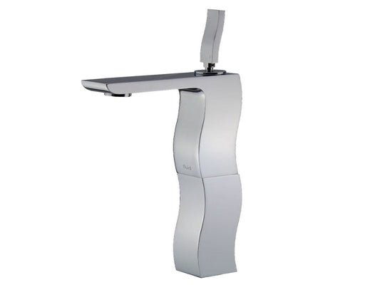 FLUID F12002-CP Single Lever Lavatory Vessel Faucet - Chrome