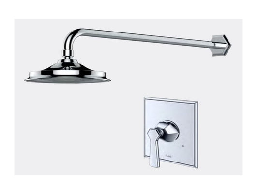 FLUID F1751-CP Track Series Shower Trim Package- Chrome