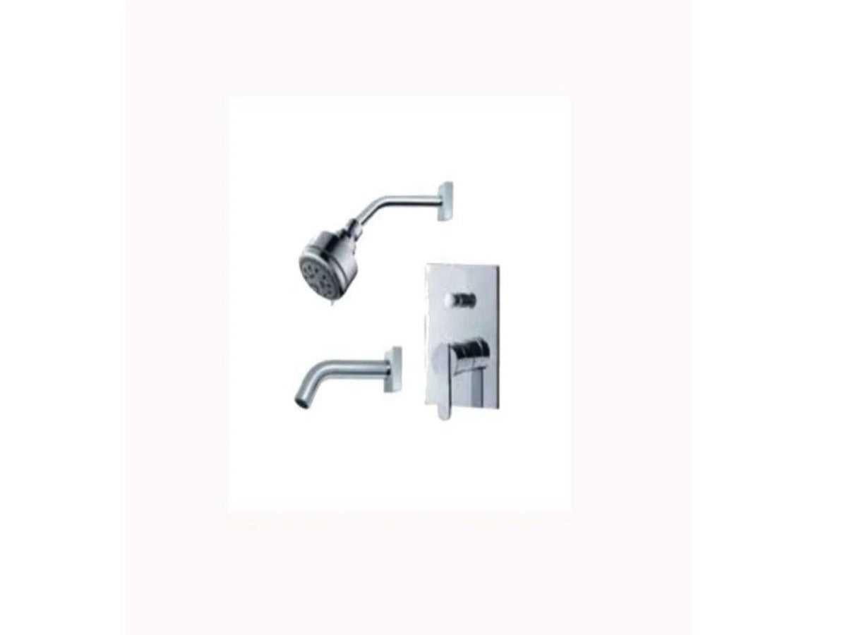 FLUID F2820-CP Wisdom Series Value Priced Tub & Shower Package - Chrome