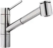 Franke FF-2080 Satin Nickel Pull Out Spray Kitchen Faucet