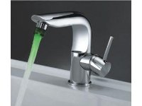 Alfa Brushed LED Bathroom Faucet FLED00061