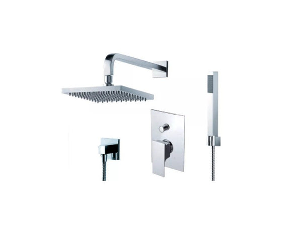 FLUID F2141T-CP Jovian Series Shower with Handheld Trim Package - Chrome