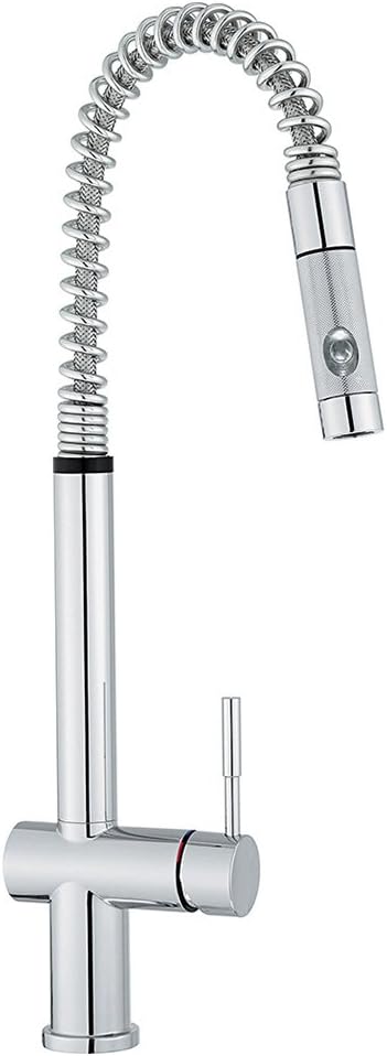 Franke FF2100 Polished Chrome Pull Out Spray Kitchen Faucet