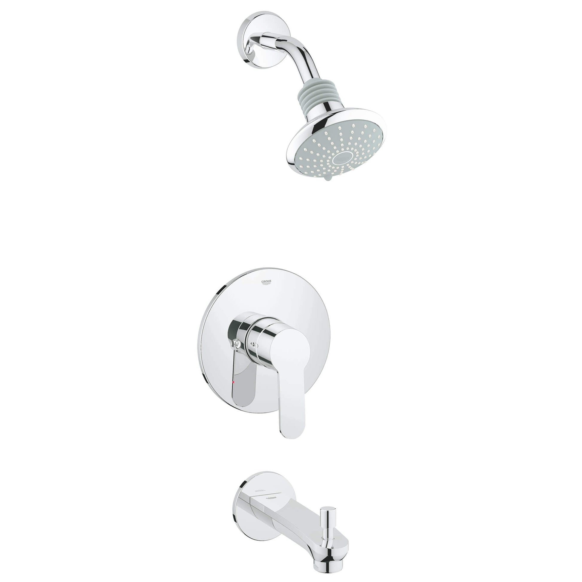 Grohe 35025 002 Eurostyle Cosmopolitan Pressure Balance Valve Bath Combination - Chrome