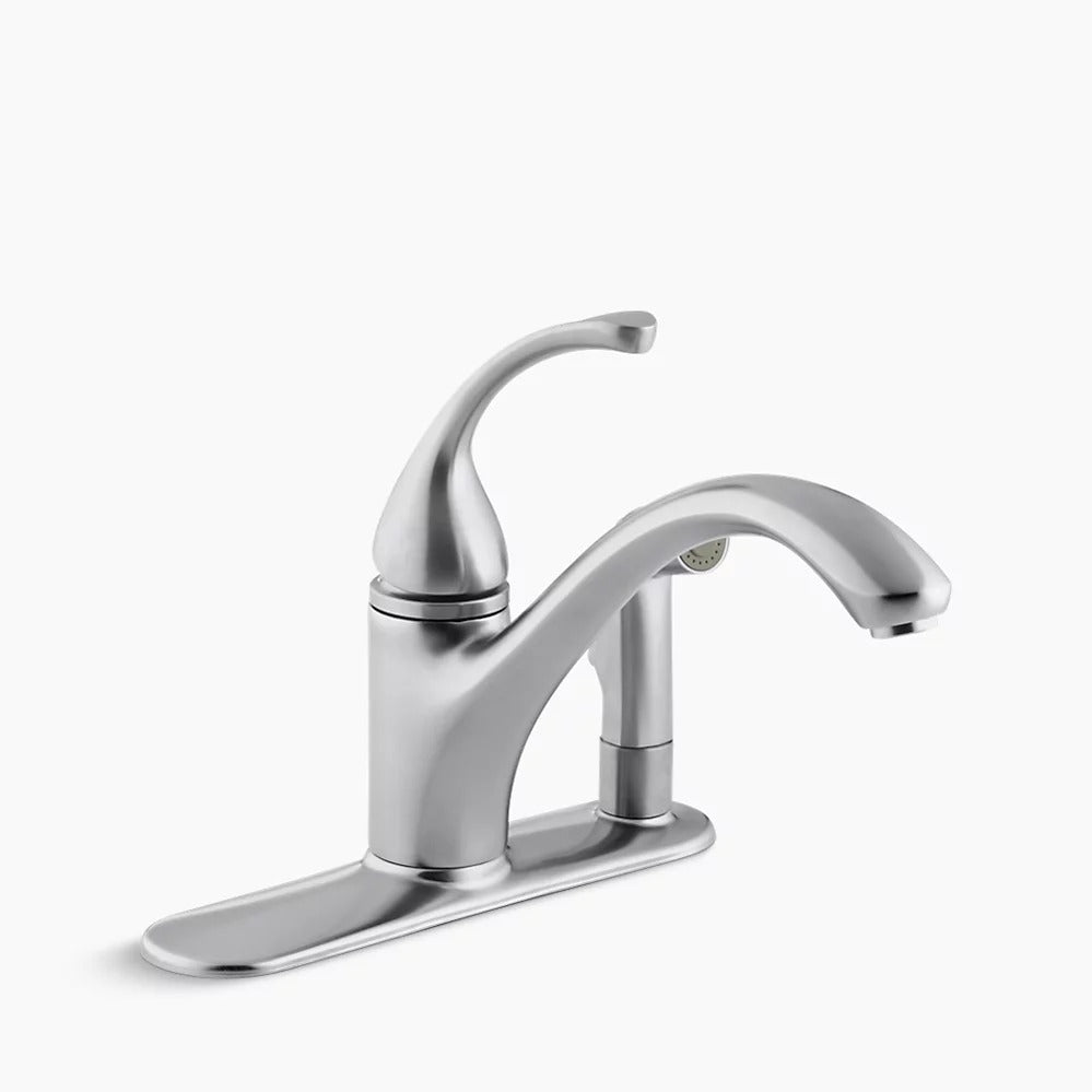 Kohler -10413 Forte SC Kitchen Faucet, Brsh Chrome