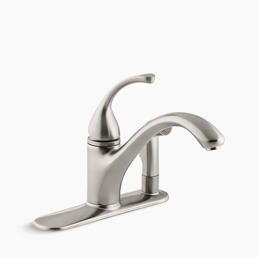 Kohler K-10413 Forte SC Kitchen Faucet, Vbrt Stainless