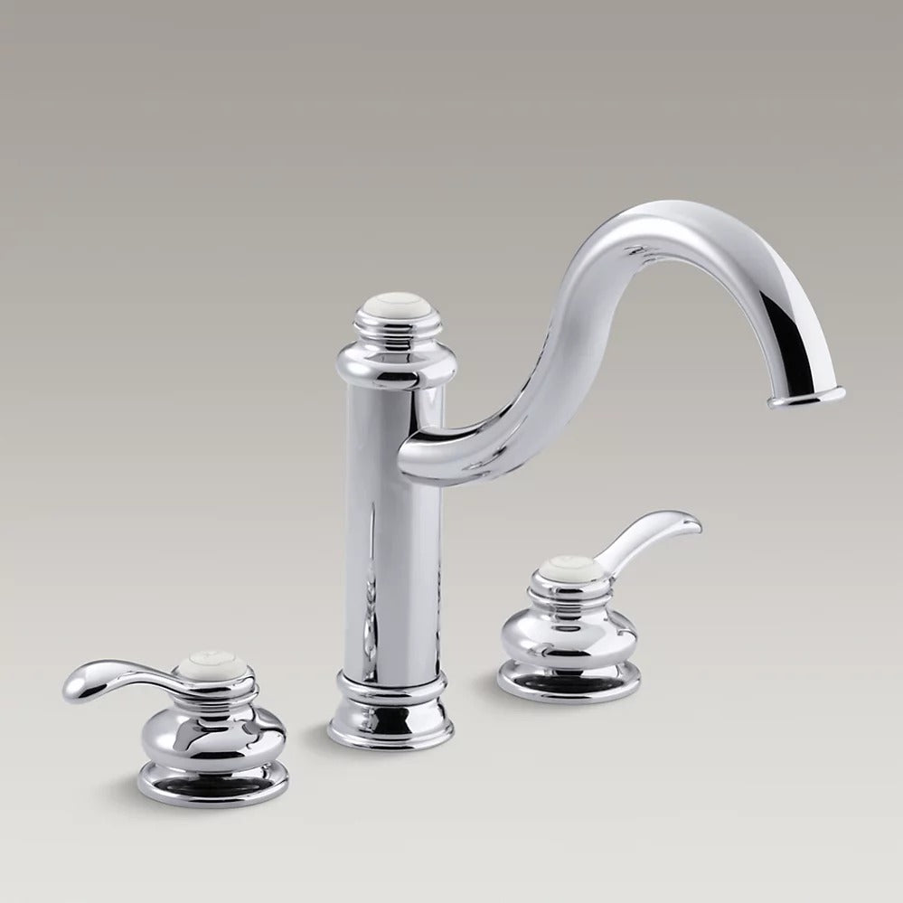 Kohler Fairfax® Three-hole kitchen sink faucet with 9-3/8" spout K-12230