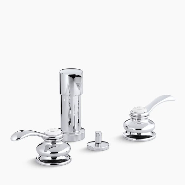 Kohler  Fairfax® Vertical spray bidet faucet with lever handles K-12286-4